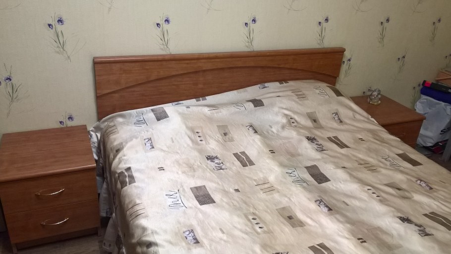 Кровать 2х спальная с матрасом Шатура