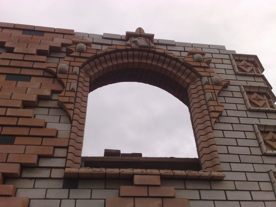 Фигурная кладка из кирпича