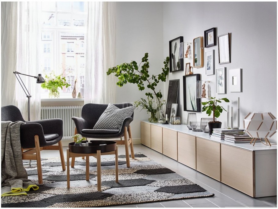 Гостиная Сканди серый диван