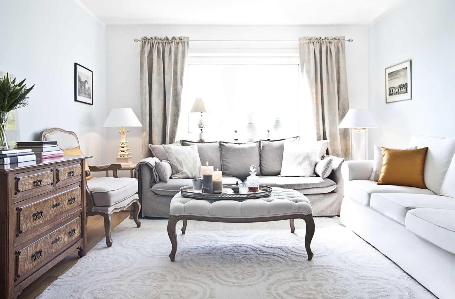 Гостиная в шоколадных тонах