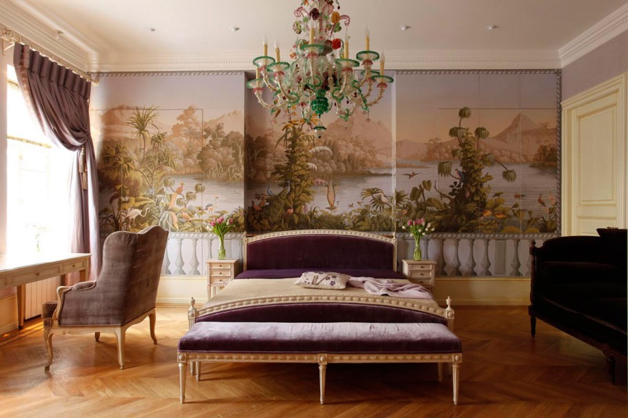 Фрески Шинуазри гризайль