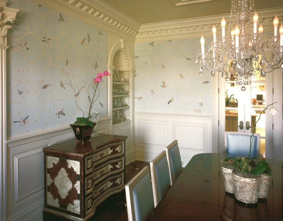 Шинуазри в интерьерах ресторан