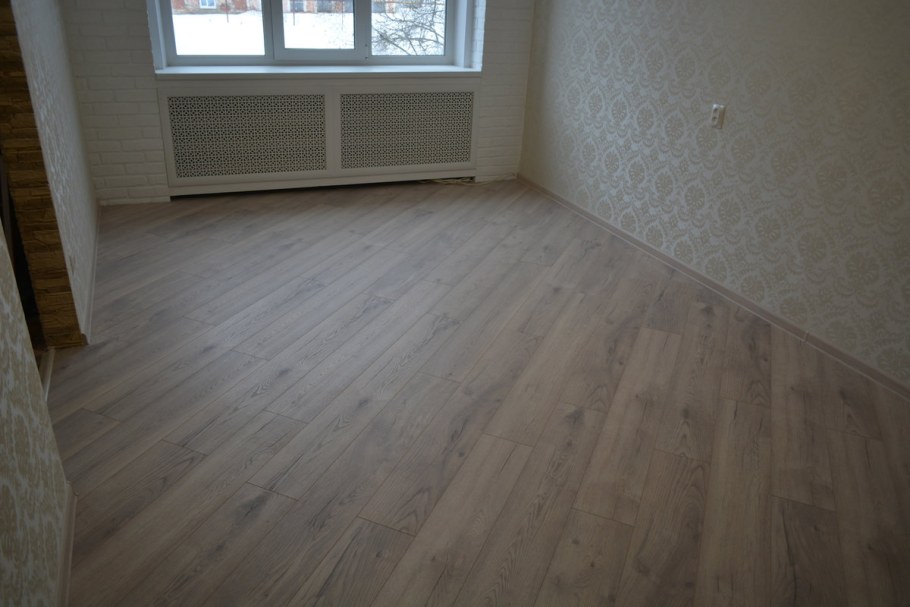 Укладка ламината по диагонали