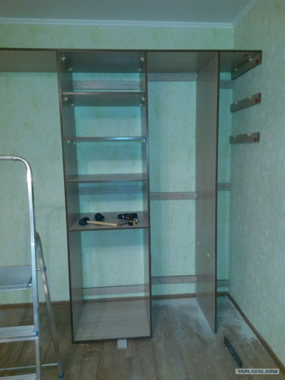 Каркас для встроенного шкафа купе