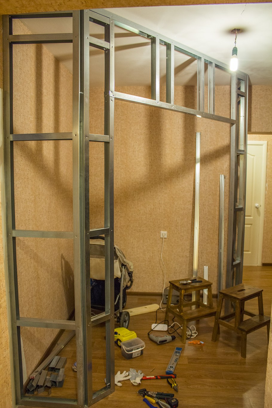 Гардеробная из гипсокартона