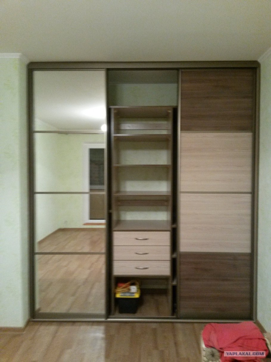 Встроенный шкаф купе своими руками