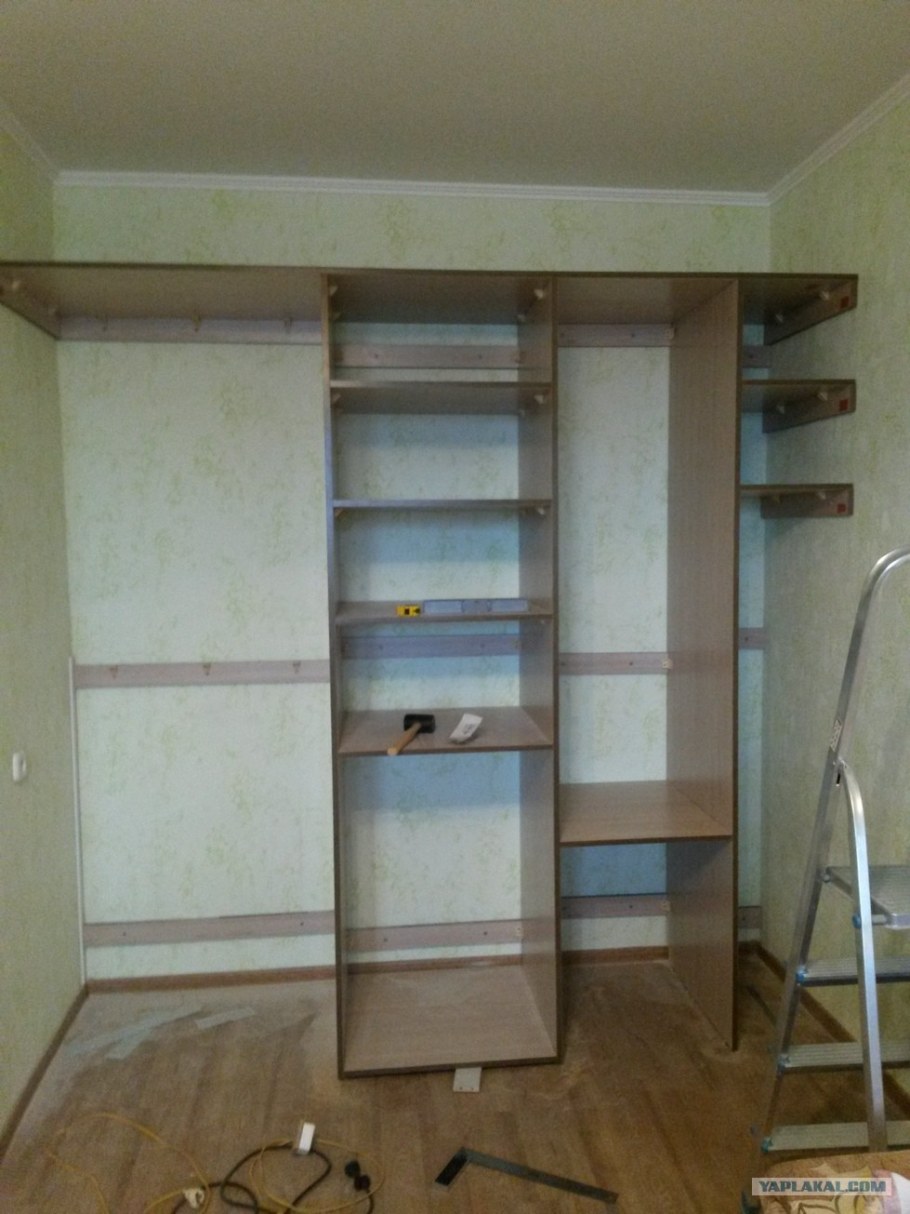 Встраиваемый шкаф купе своими руками