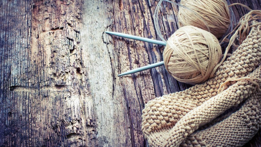 Фотофон для вязальщицы