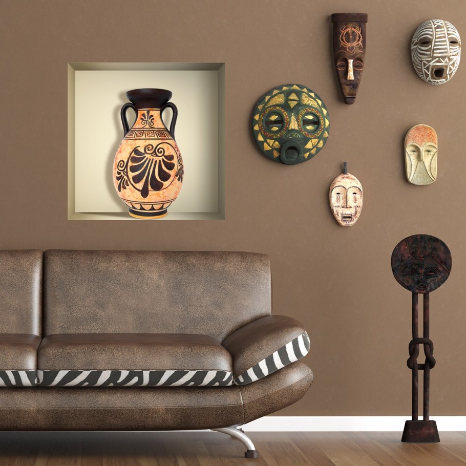 Аксессуары в интерьере в африканском стиле