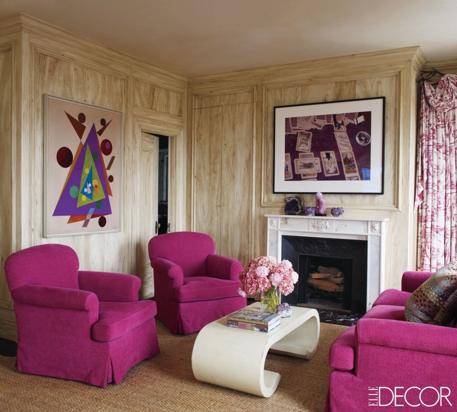 Цикламеновый цвет в интерьере
