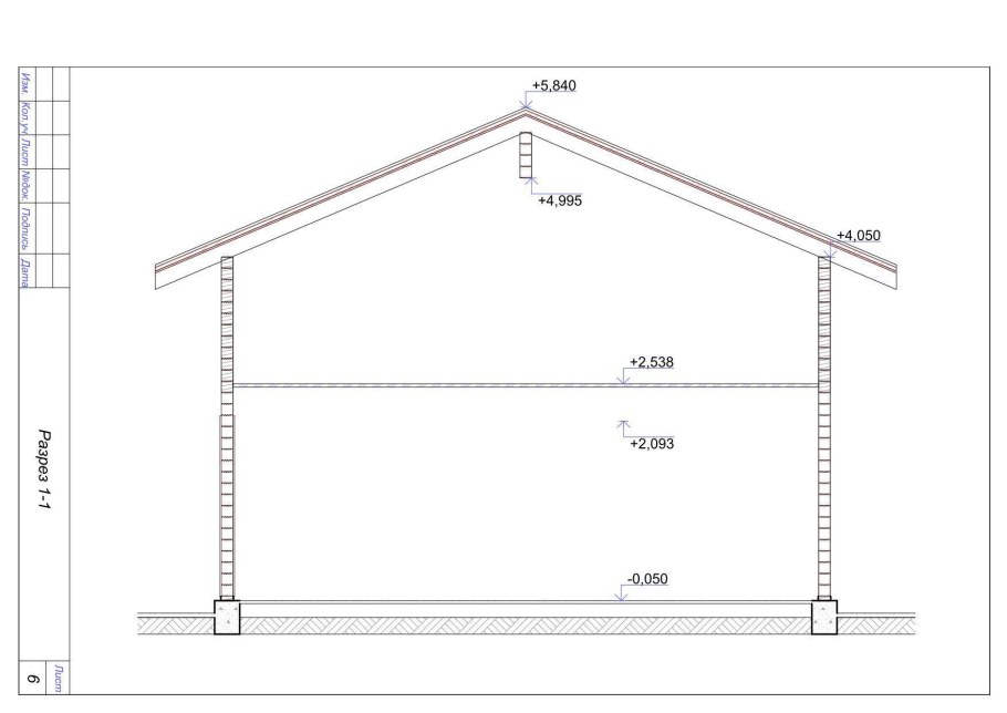 Чертеж металлического гаража 3х6