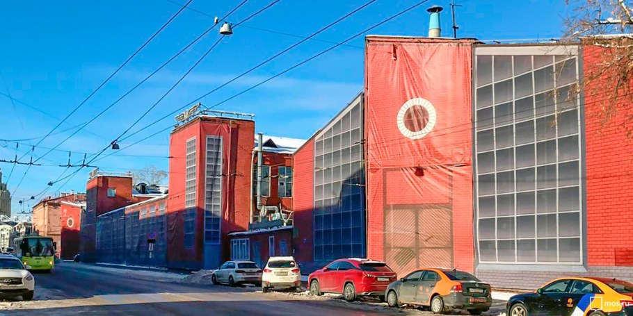 Гараж Мельникова на Новорязанской улице