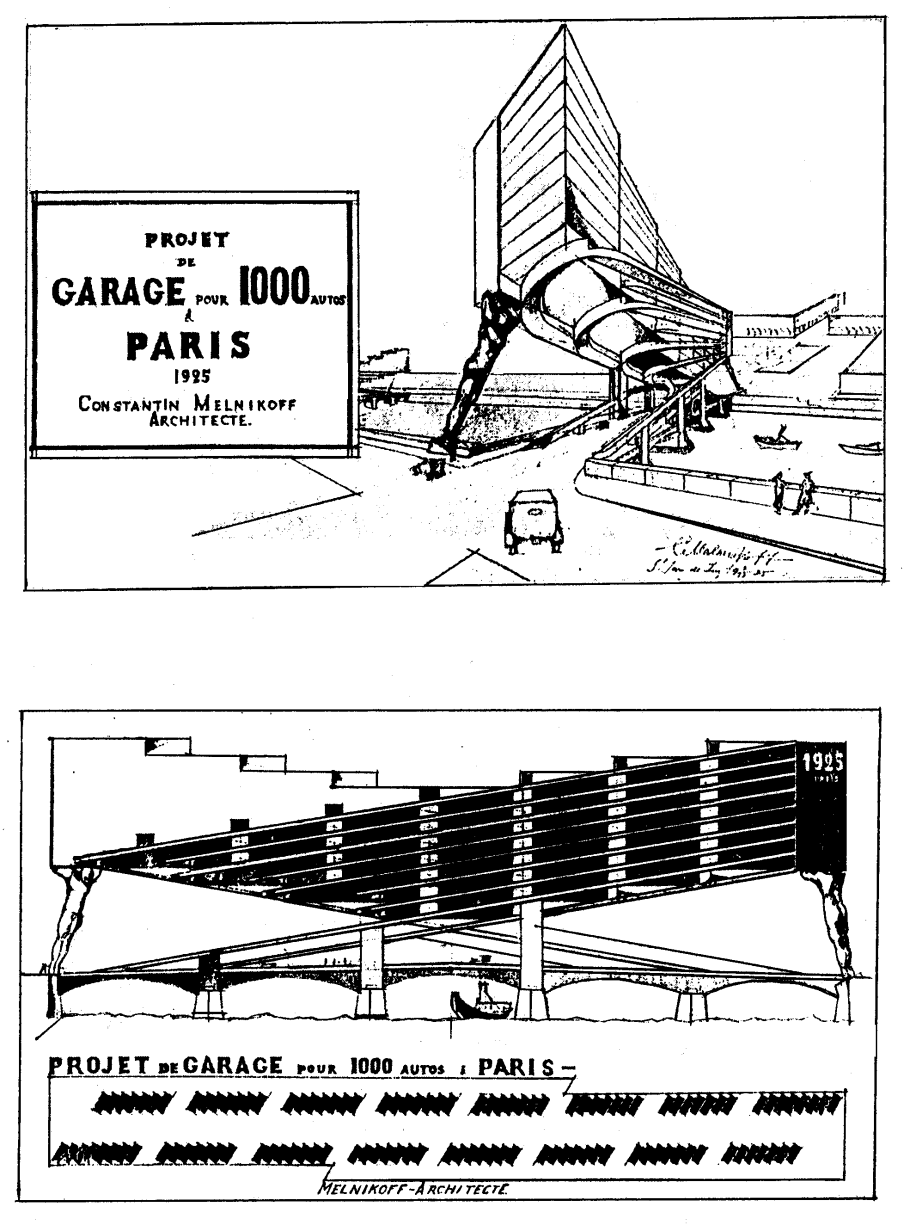 Гараж Мельникова в Париже