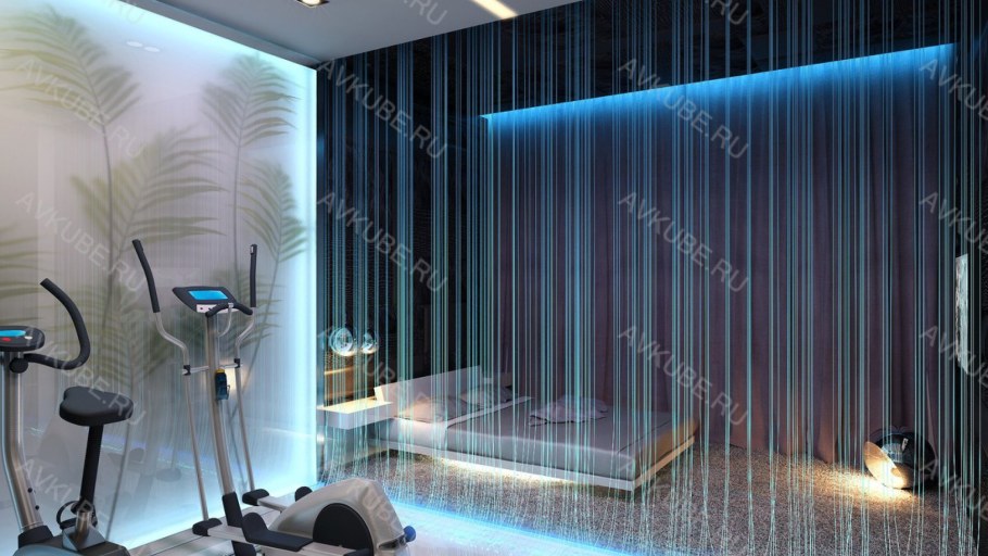 Кисея для зонирования пространства