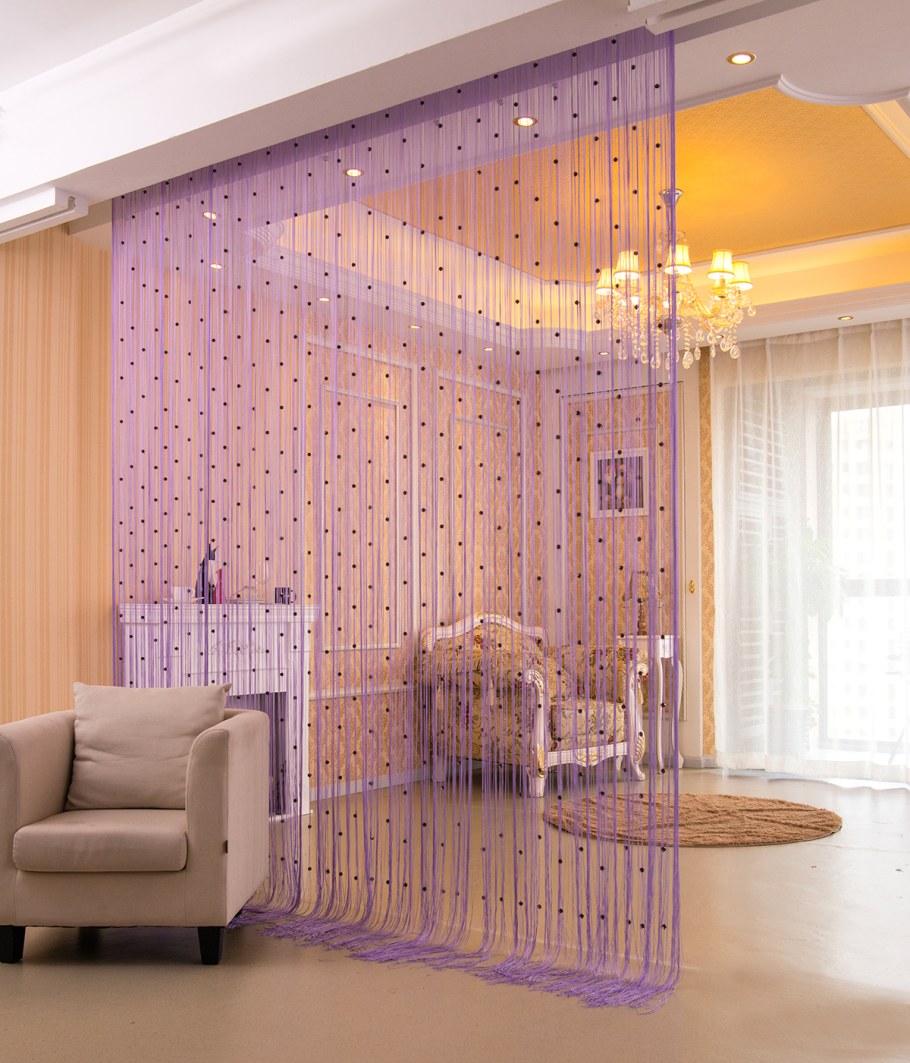 Кисея в интерьере