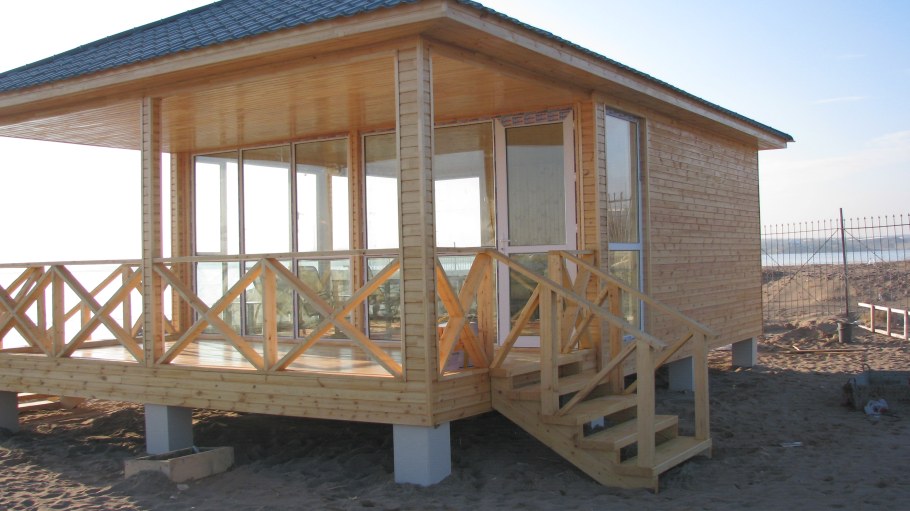 Каркасная веранда