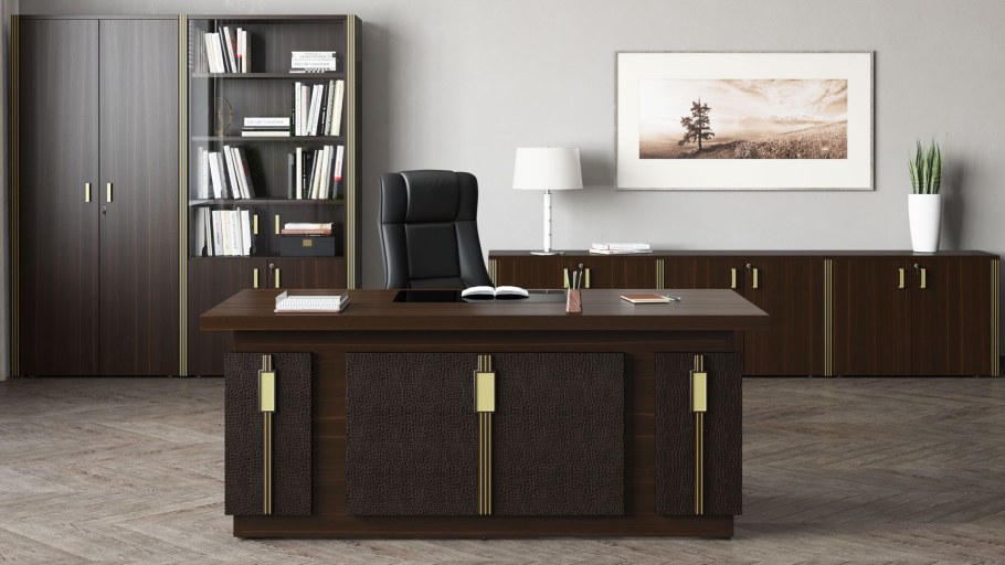 Кабинет руководителя Борн красное дерево