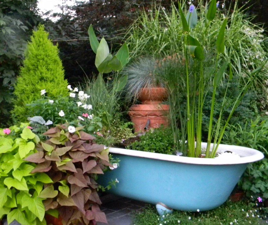 Ванна на дачном участке