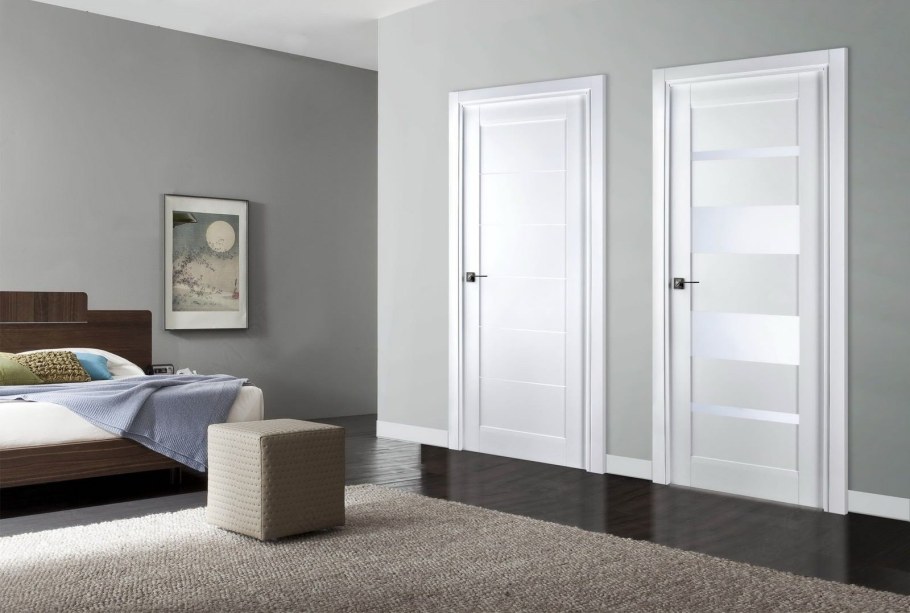 Дверь Мирелла белый глянец