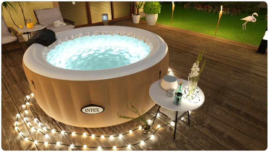 Intex бассейн джакузи