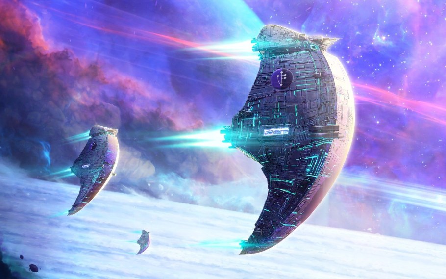 Корабль в космосе