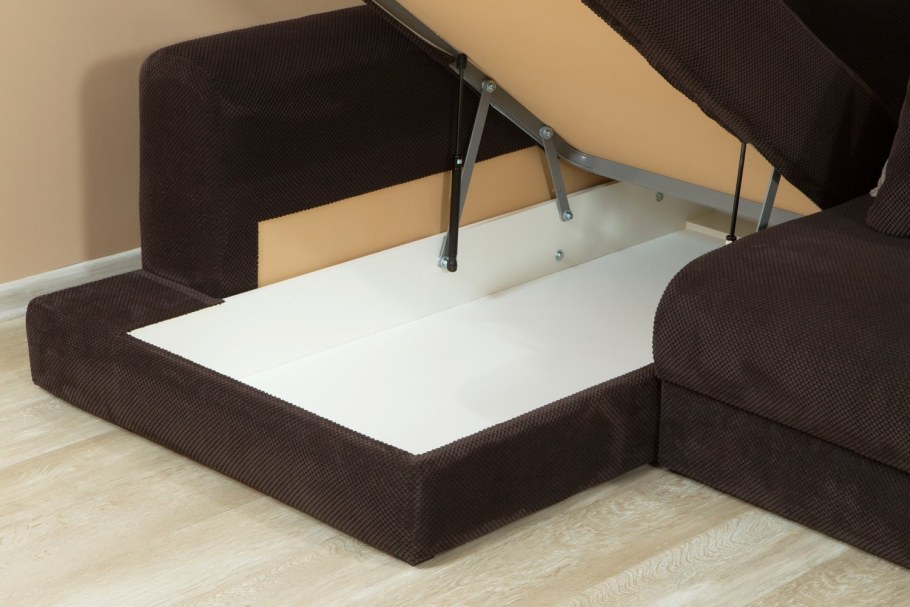 Кровать односпальная с подъемным механизмом