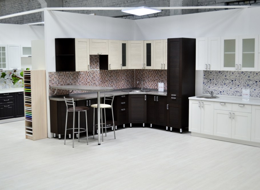 Кухонный гарнитур угловой в хофф