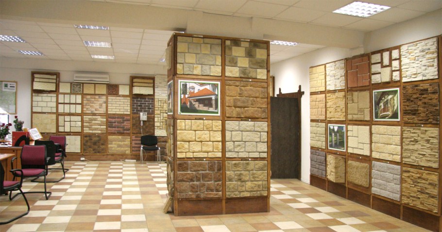 Стенды для декоративного камня