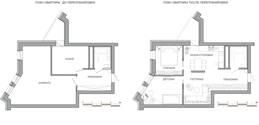 План перепланировки квартиры