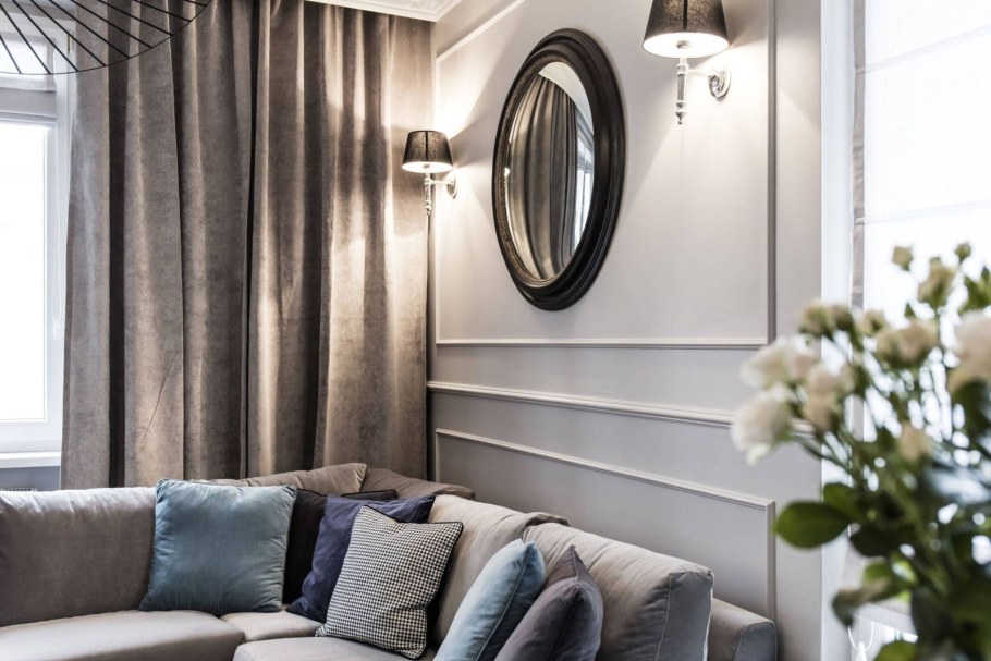 Подсветка над диваном