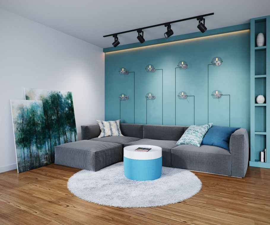 Креативное освещение комнаты