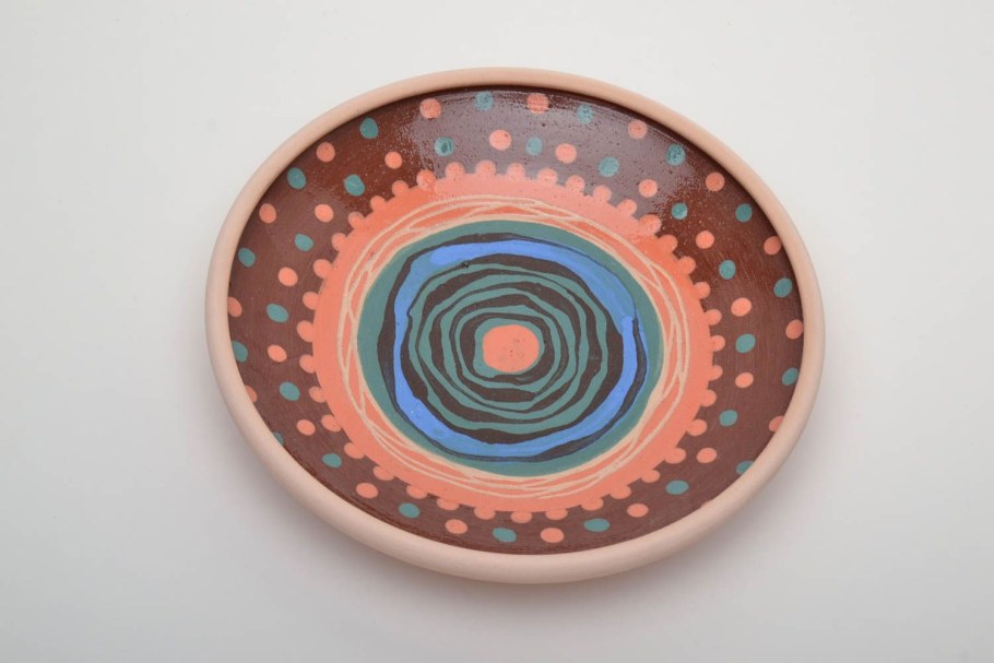 Ангобирование пастилаж.