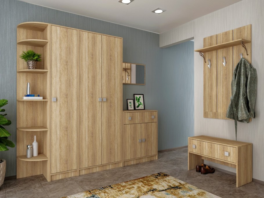 Шкаф Моби Глория 2 109 дуб сонома