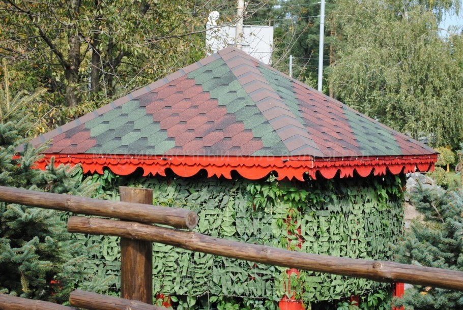 Маскировочная сетка для беседки