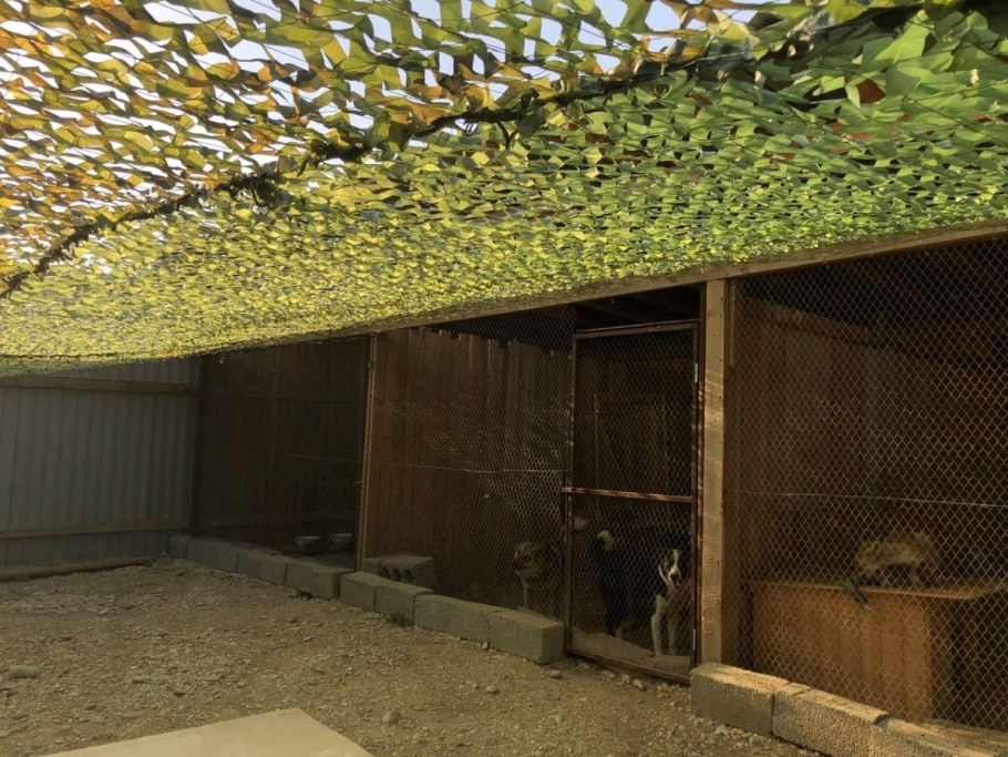 Маскировочная сетка для навеса