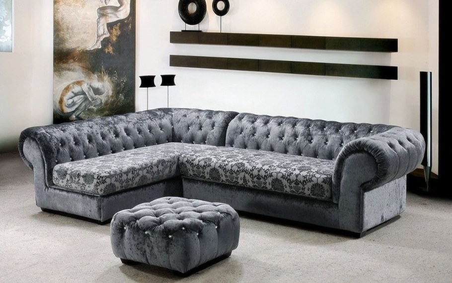Диван Честер с оттоманкой