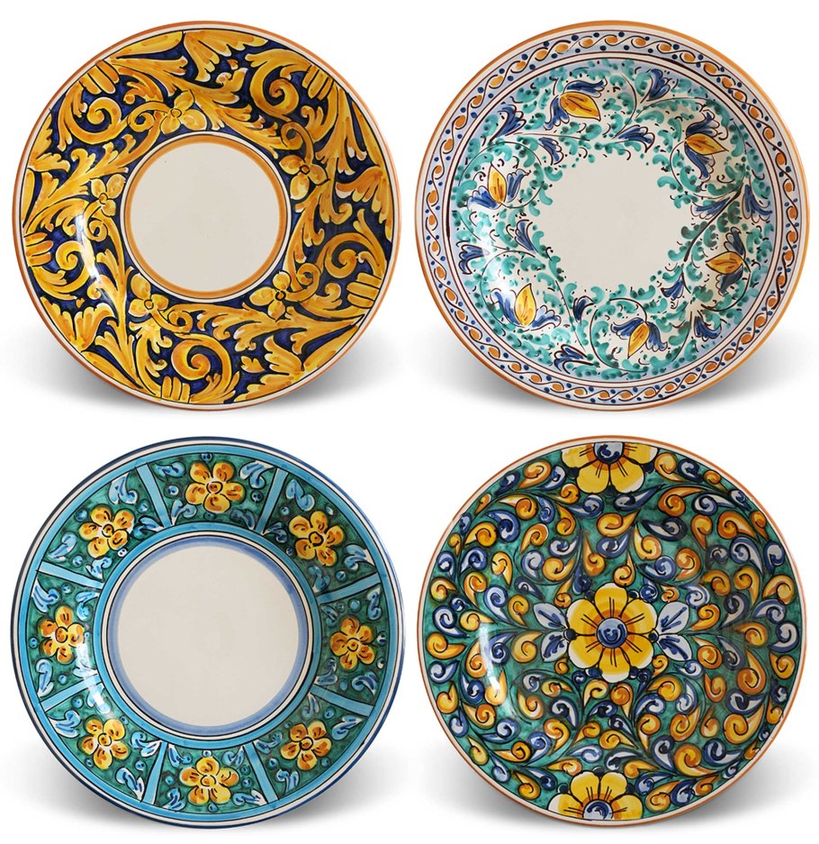 Винтажная тарелка Deruta Италия