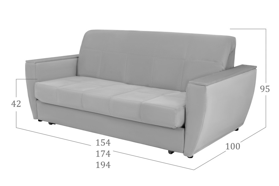 Диван аккордеон Модерн мод 1