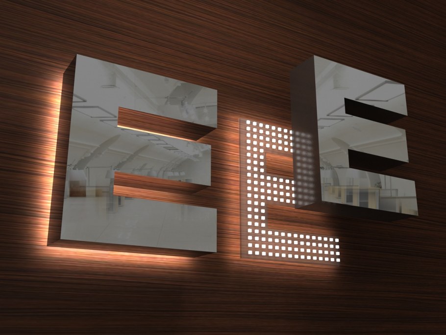 Объемные буквы с подсветкой