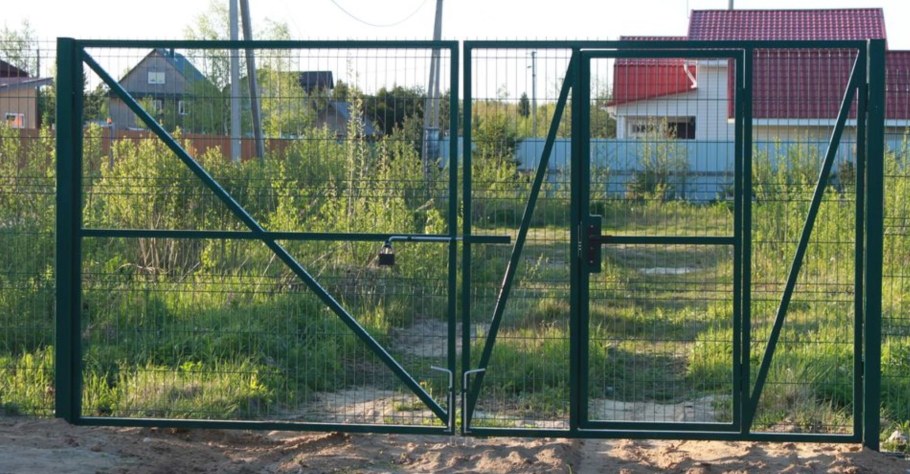 Ворота из профильной трубы 40х40 1.5 мм РДС