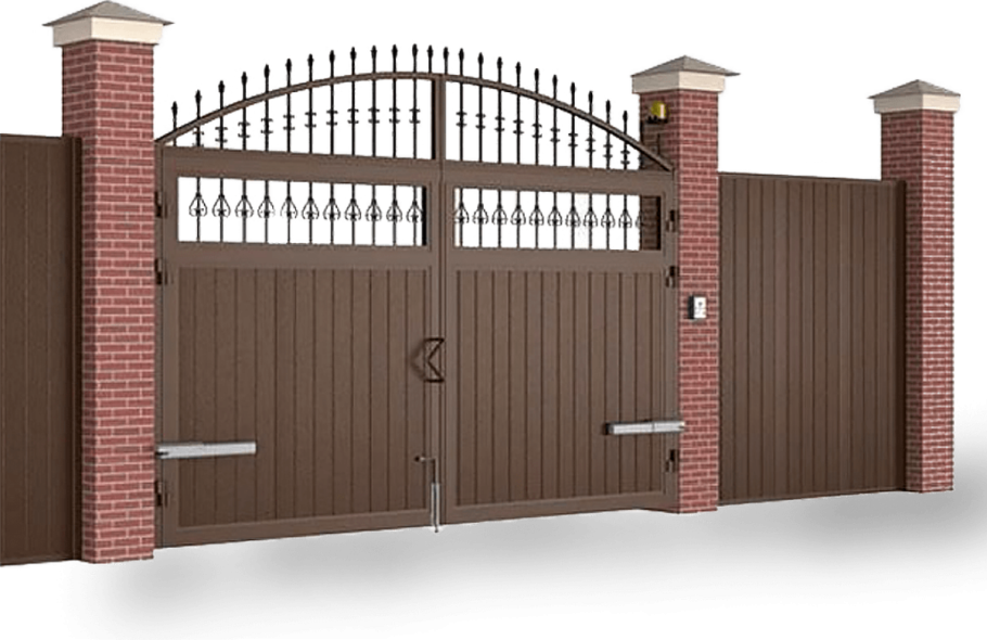 Ворота уличные распашные DOORHAN