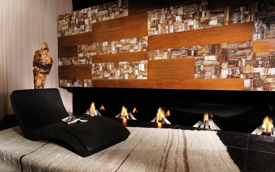 Мрамор в интерьере кухни