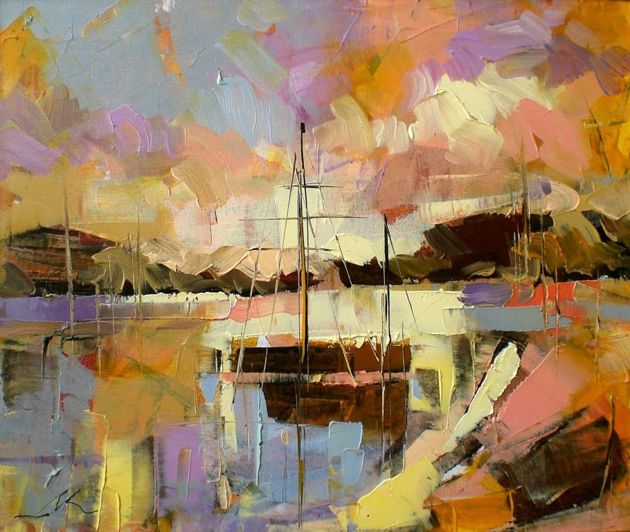 Современная абстракция маслом