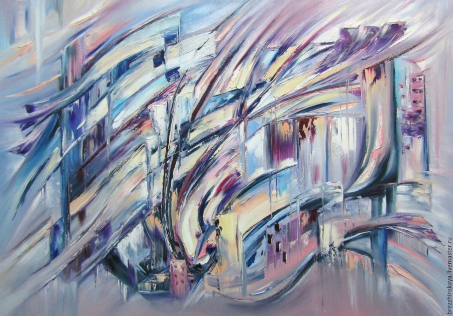 Картины мастихином масло Авангард