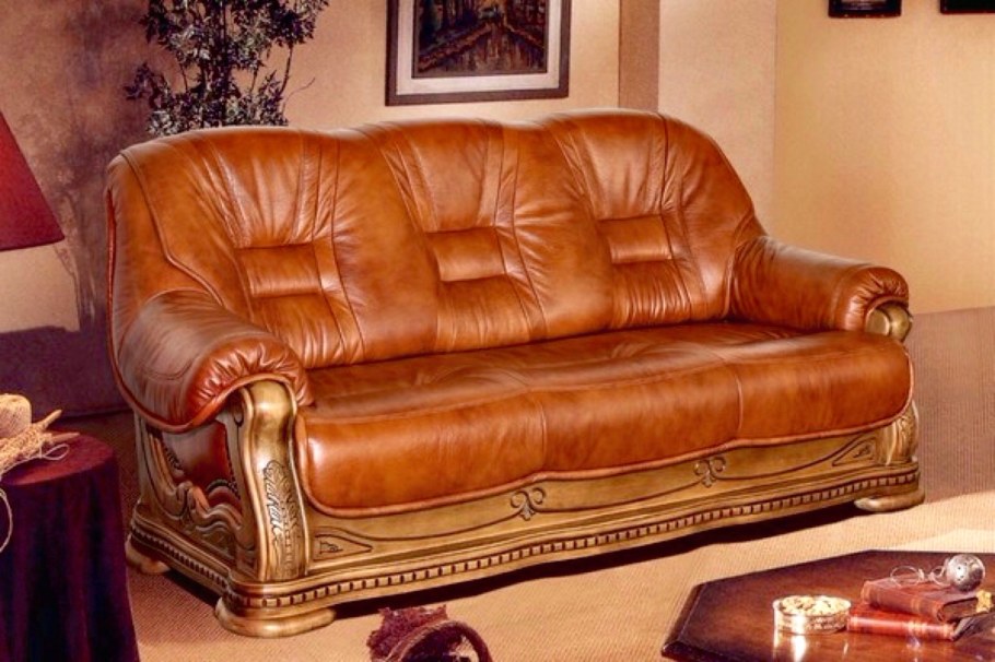 Кожаный диван Консул 23 Пинскдрев