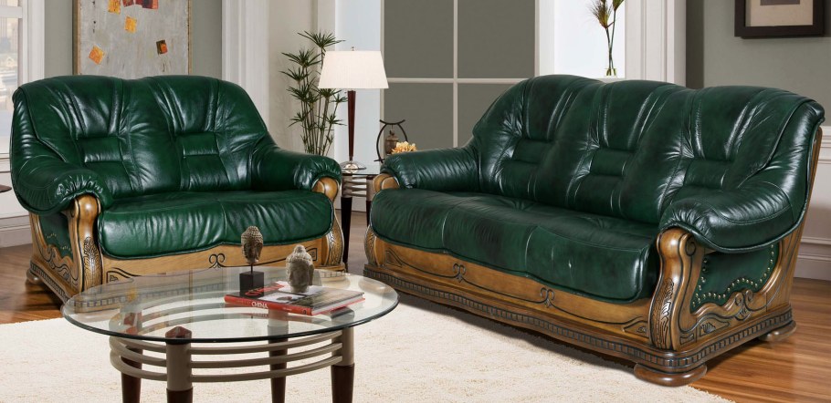 Кожаный диван Консул 23 Пинскдрев