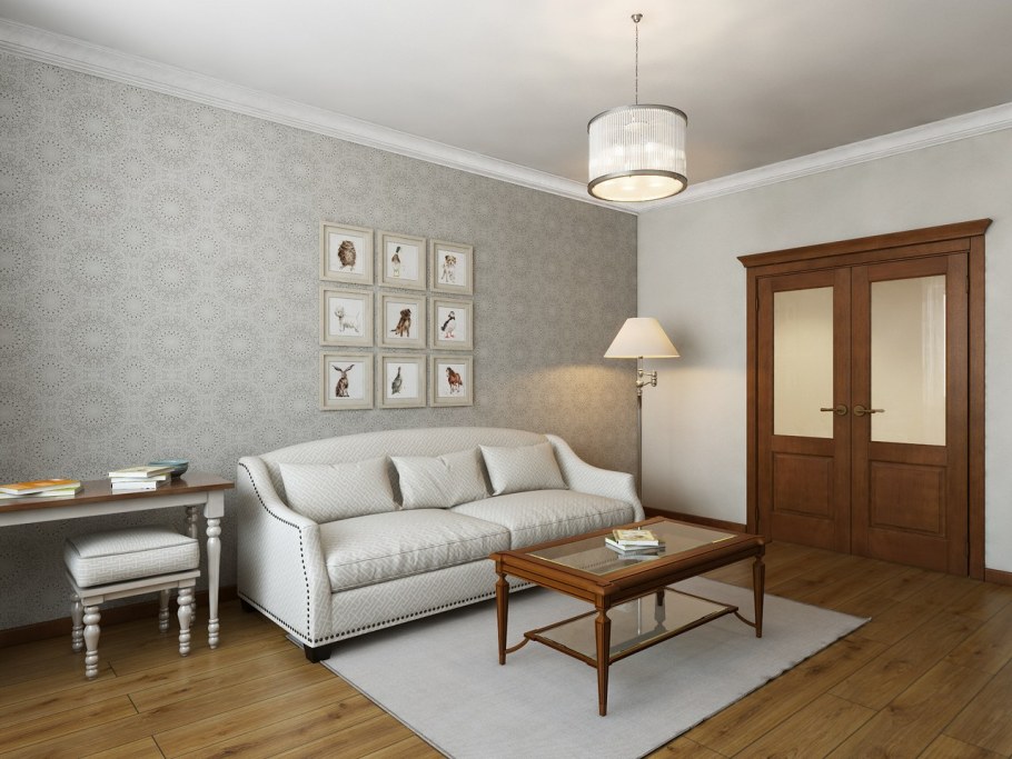 Интерьер квартиры с ремонтом от застройщика