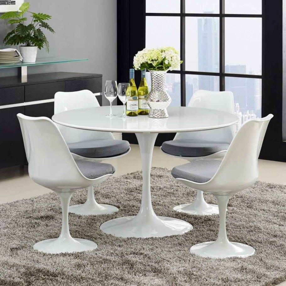 Стол Tulip d80 белый