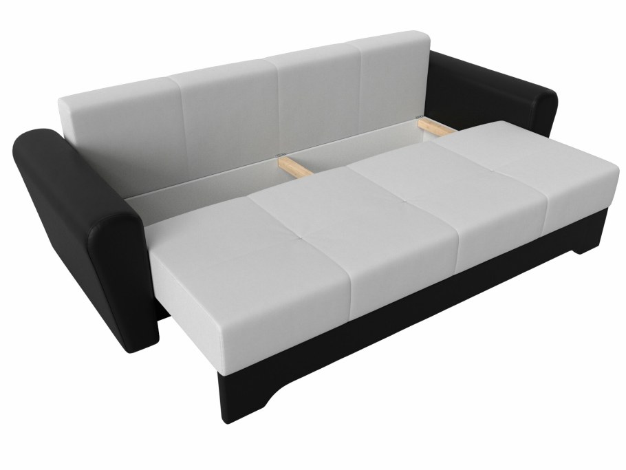 Диван еврокнижка Амстердам рогожка серая 160