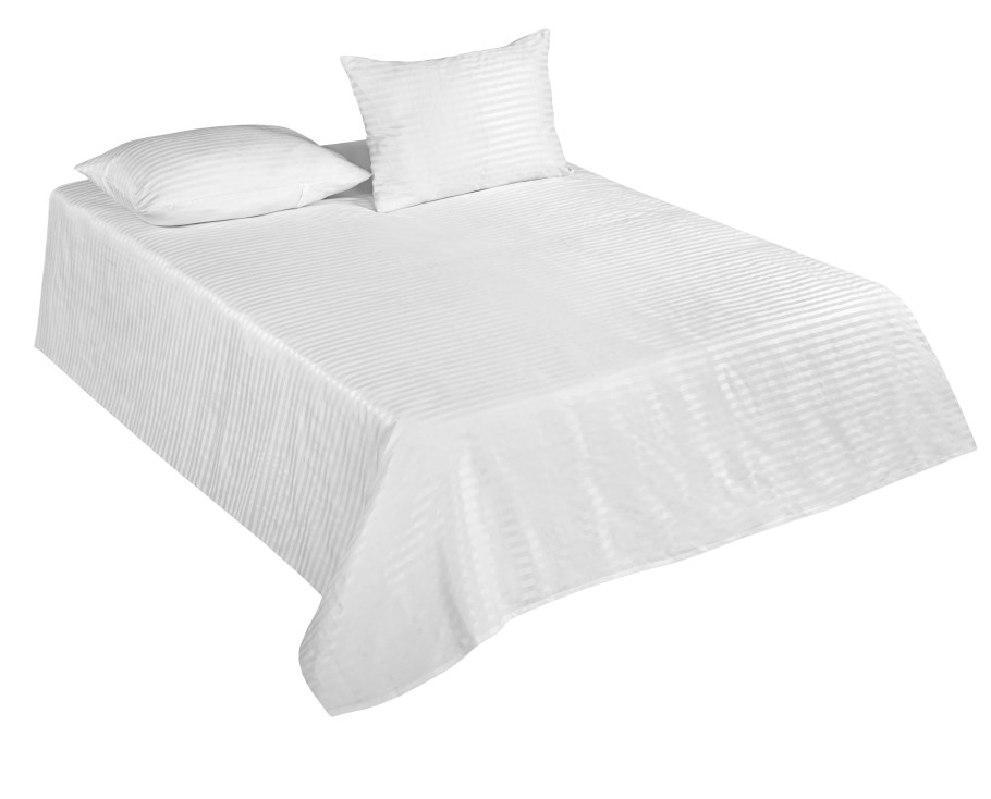 Простыня Mango сатин-страйп (ССТБЕЛ-220-180) 180 Х 220 см